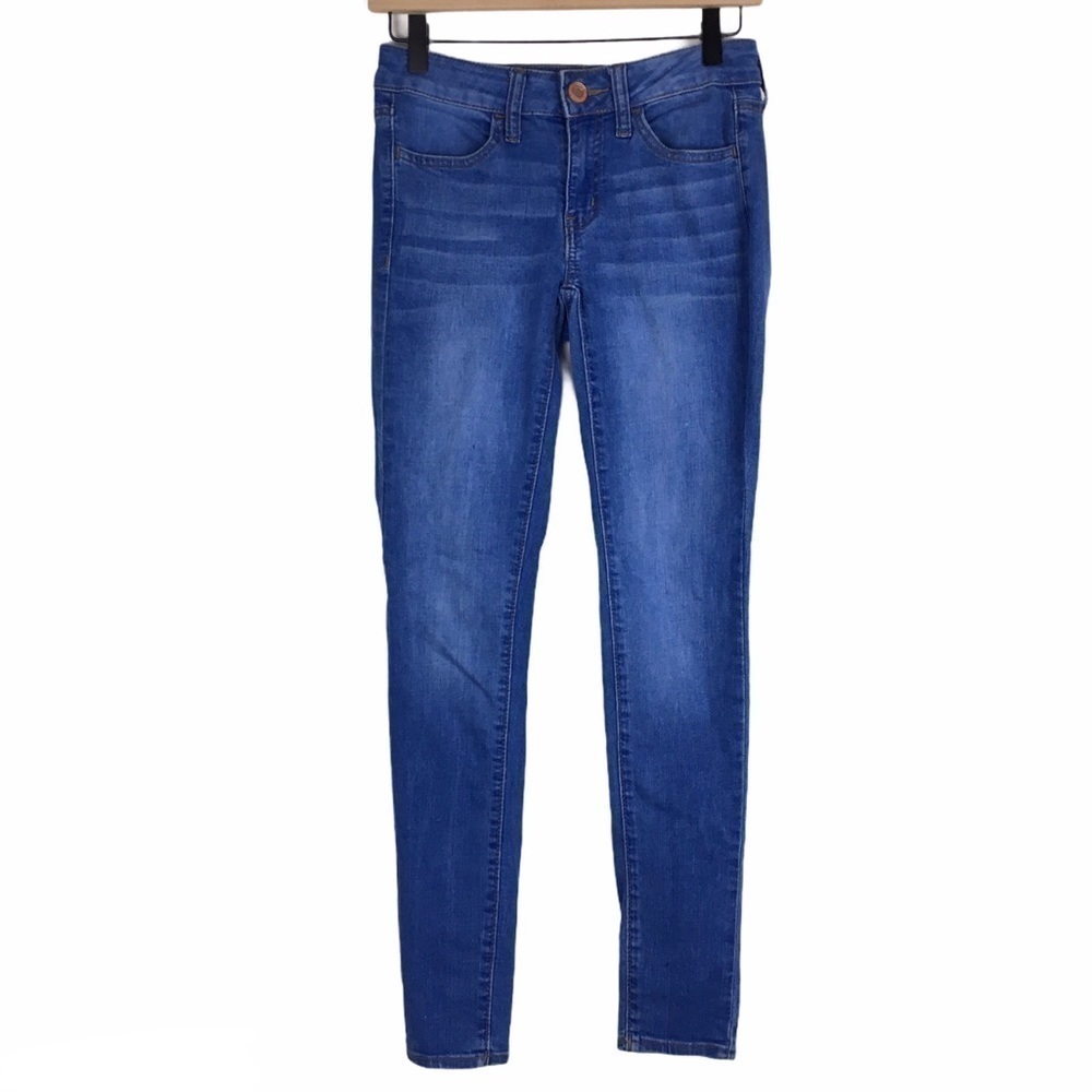 SO Jeans Low Rise Ultimate Jegging Skinny Slim Stretch Denim Size 7 Juniors